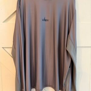 Habit Men's Gray Long Sleeve Solar Factor Performance Tee XL Quick Dry *NWT*